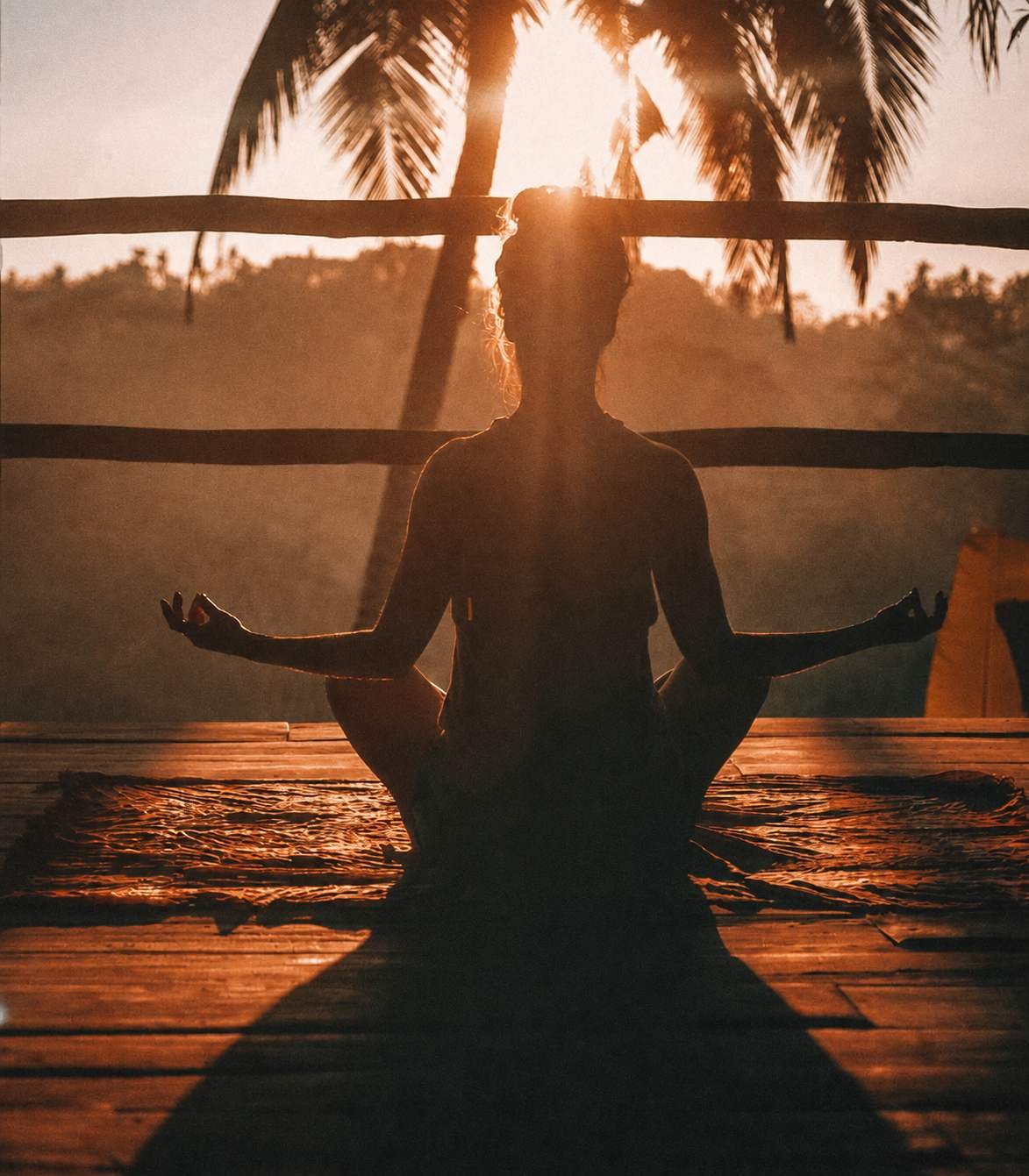 Ancient pranayama and meditation practice for inner peace